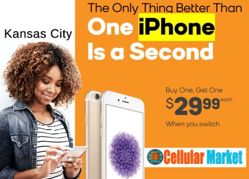 iPhone *Buy One, Get One $29.99 each *When you switch